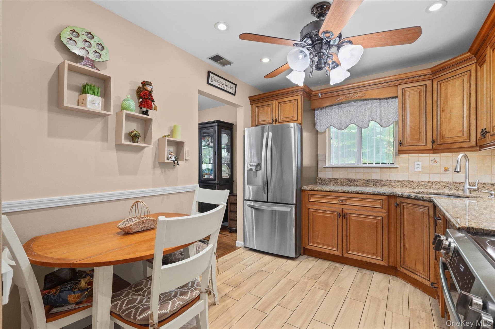 Eat in Kitchen adjoins Dining Room