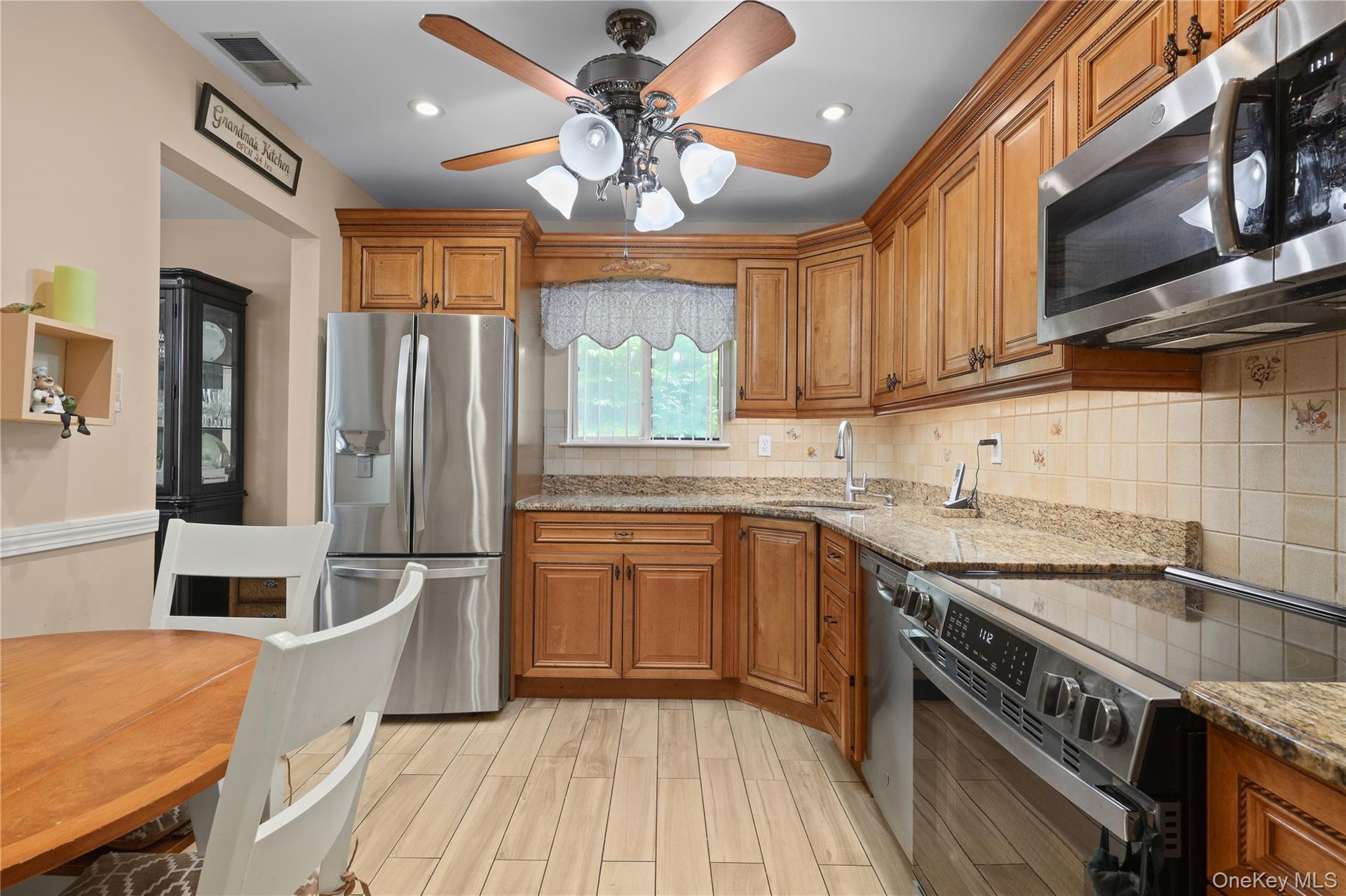 Kitchen has been nicely updated