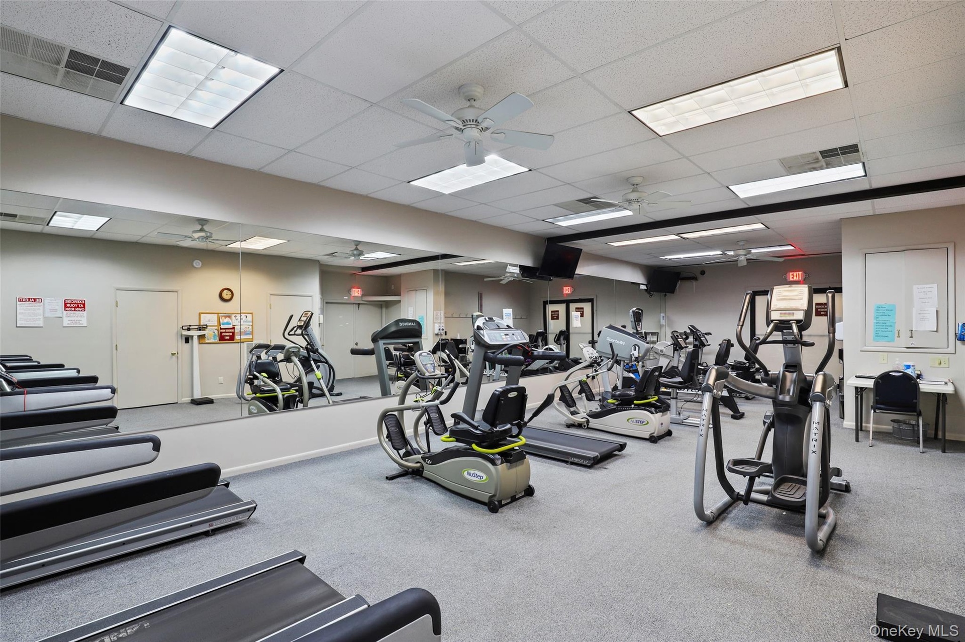 Gym available for residents.