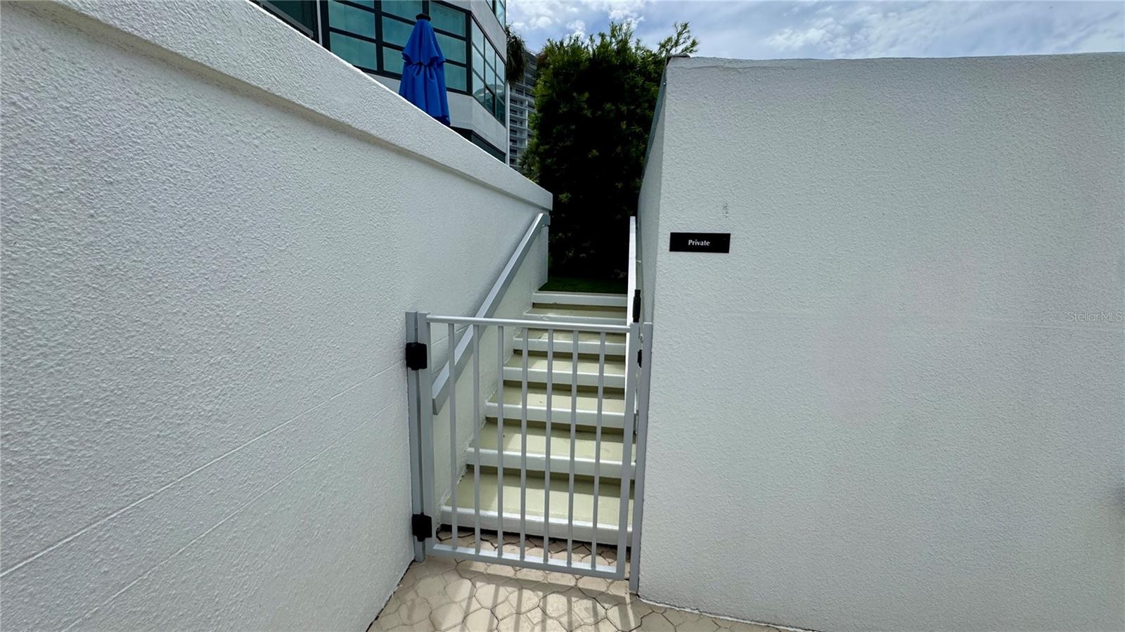 PRIVATE GATE TO PRIVATE TERRACE