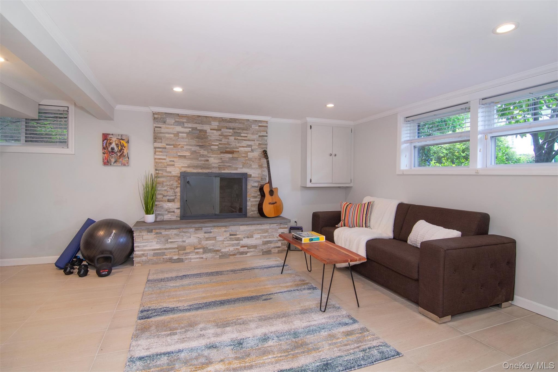 Basement recreation room