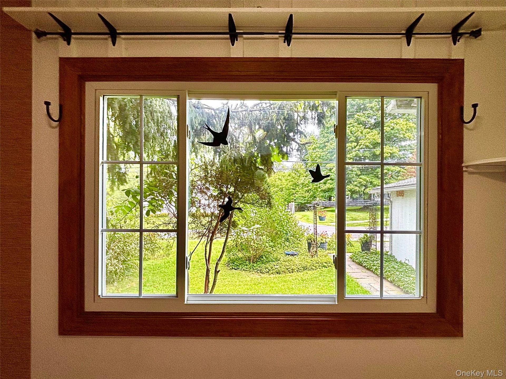 Large new window in breakfast area