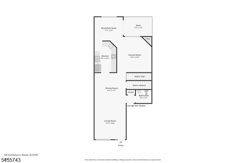 1st Flr - Floor Plan