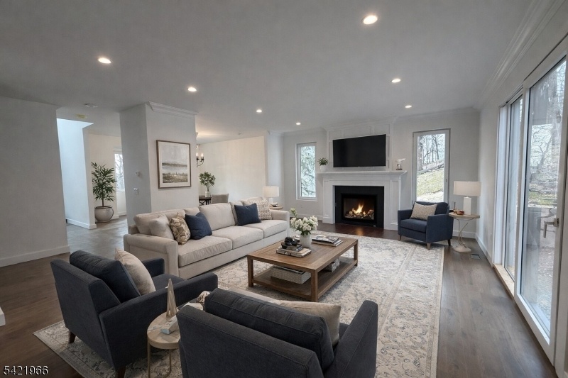 Living Room with Fireplace