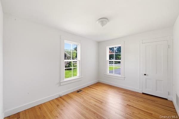 First floor bedroom off kitchen