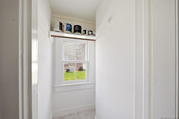 Pantry or large closet off kitchen
