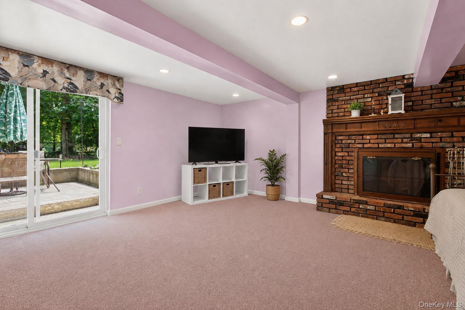 Virtually Staged Finished Basement