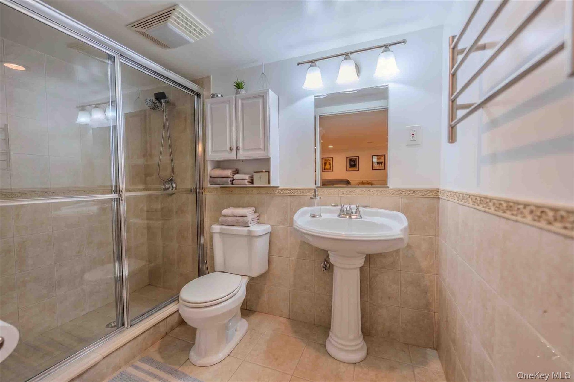 Lower level full bath