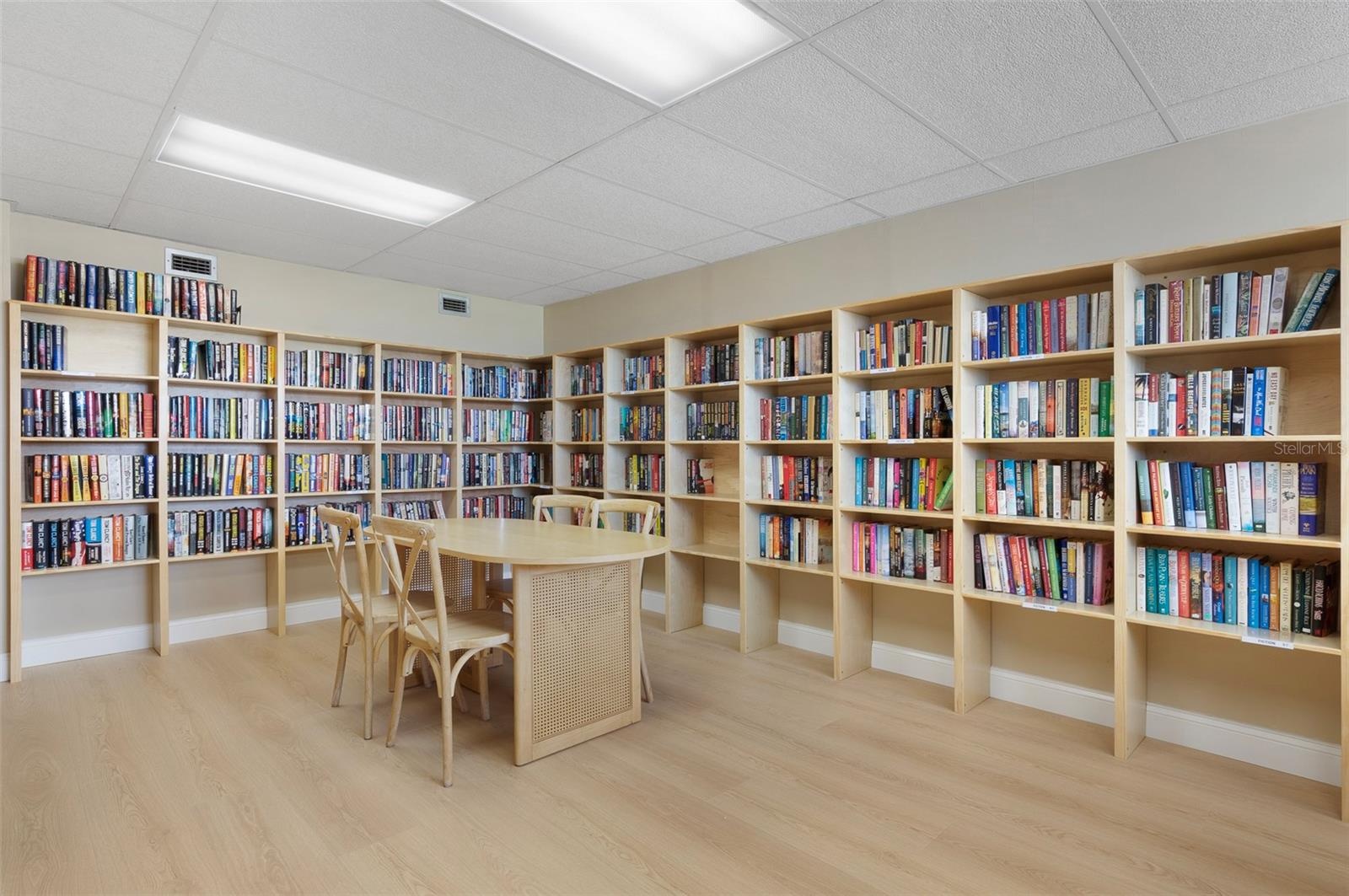 Brand new Library located at the 2nd Clubhouse!