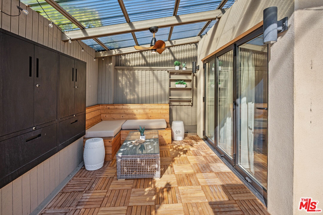 Back house patio