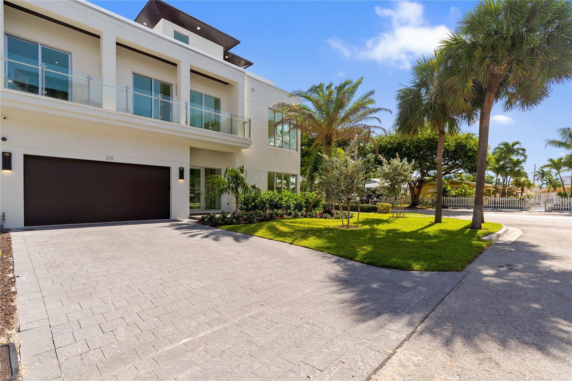 Front View - A remarkable luxury townhome rental that redefines upscale living in the heart of Lauderdale By The Sea. This beautifully designed 3,027 