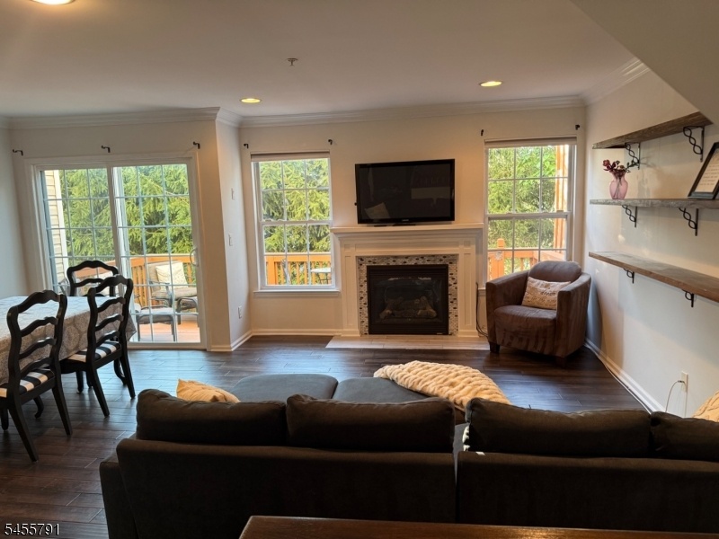 Living Room-Dining Room-Deck