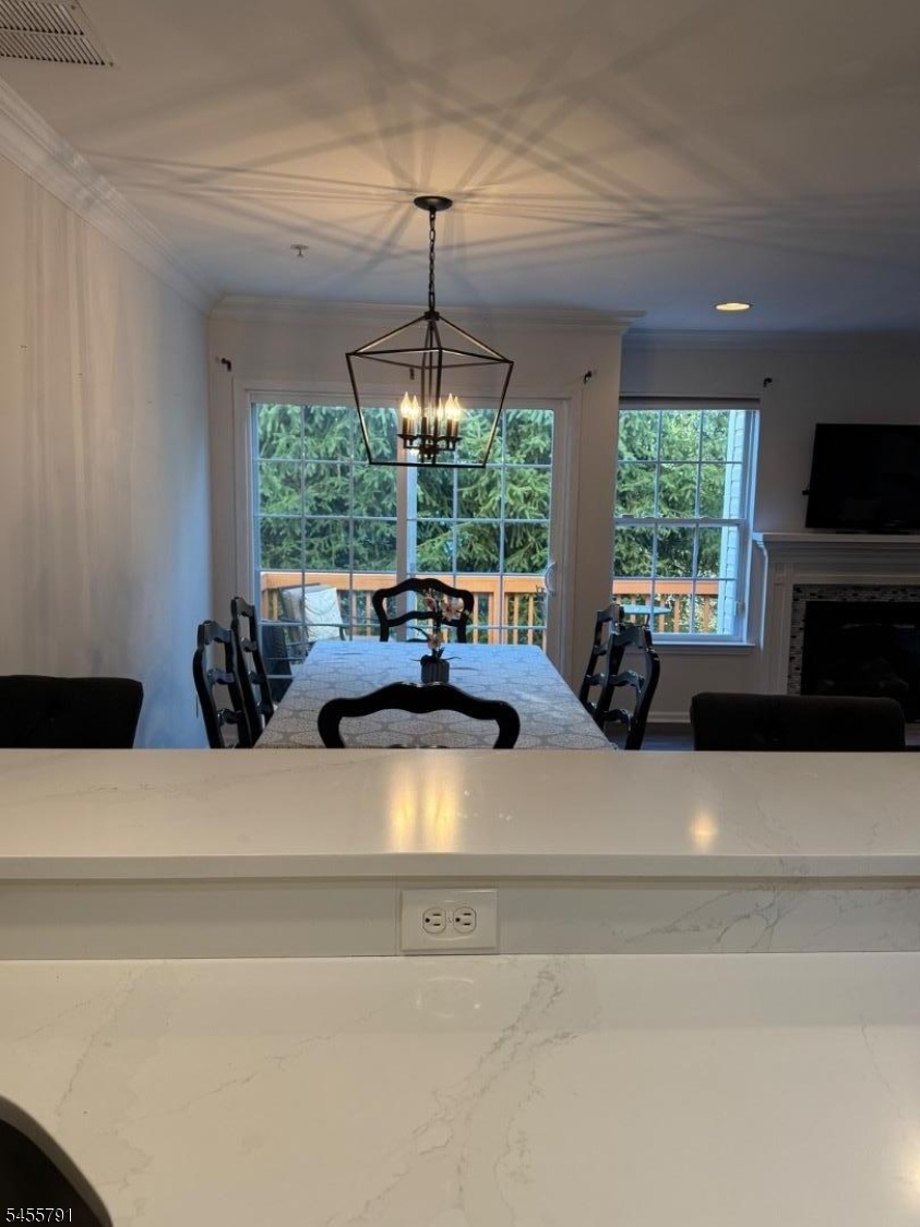 Dining room to deck