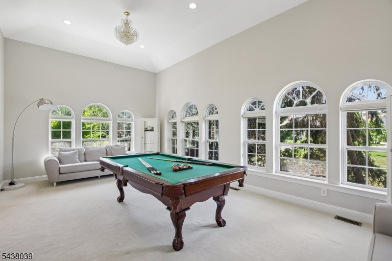 solarium and a billiard room