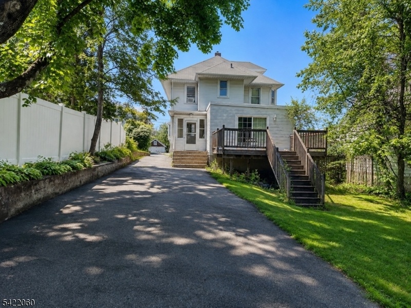 Back view of house