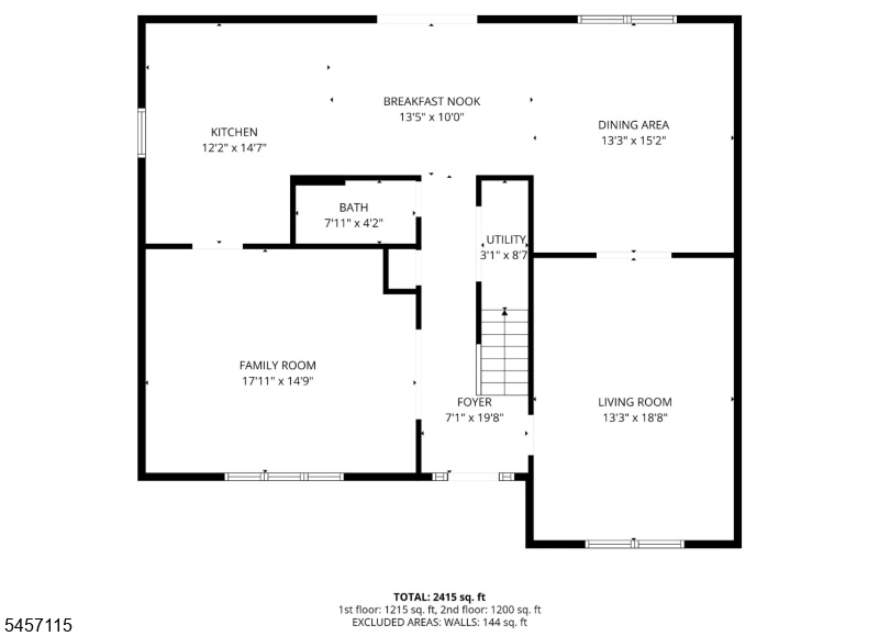 Main Level Floor Plan