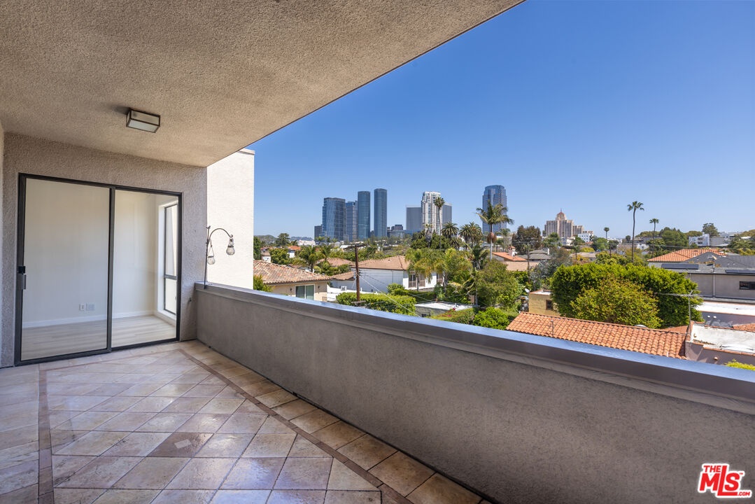 Balcony downstairs
