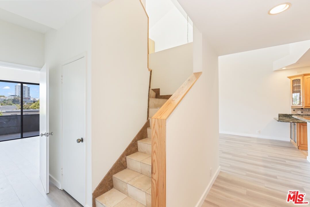 Stairs to second floor