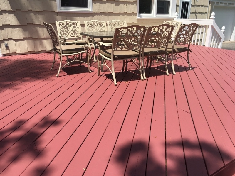 Newly Painted Deck