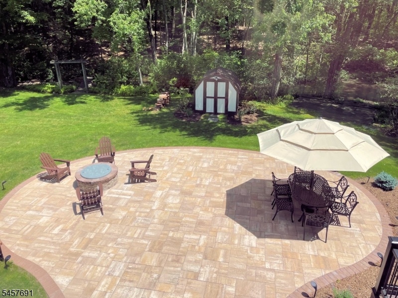 Private Back Yard Patio / Deck