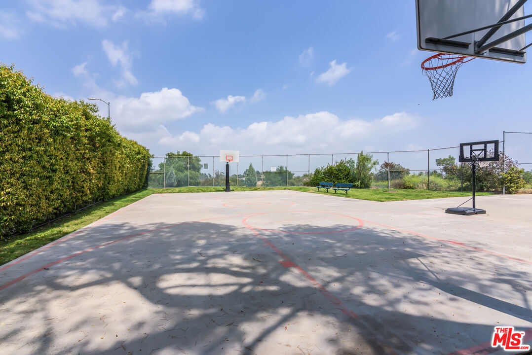 Community basketball court