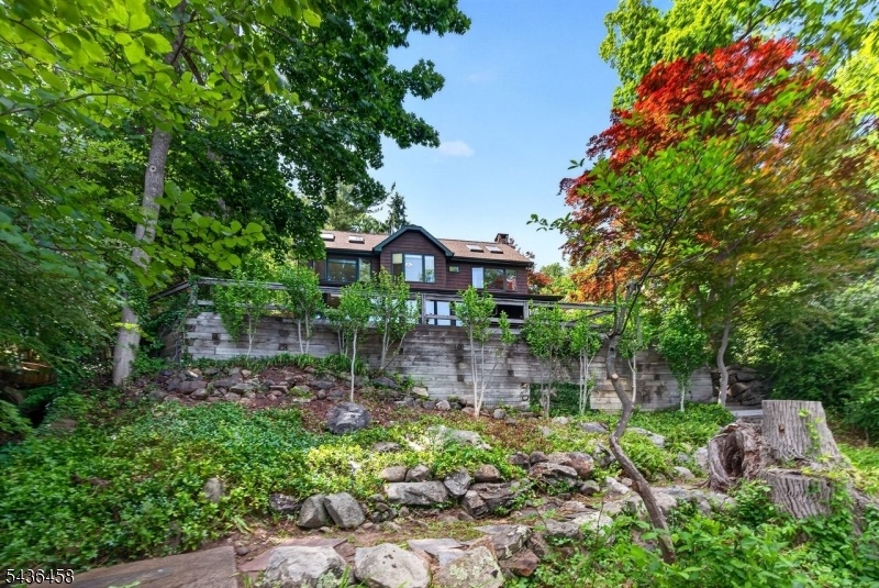 View from Lake to house
