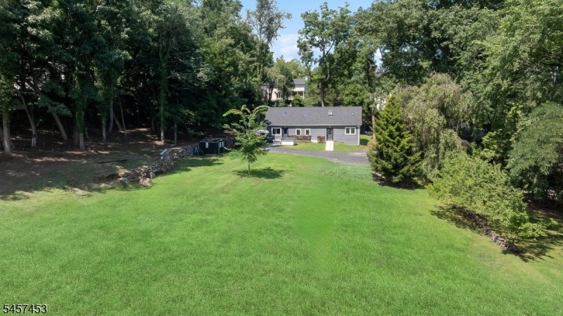 Expansive serene backyard