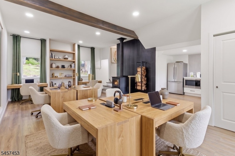 Open concept virtually staged