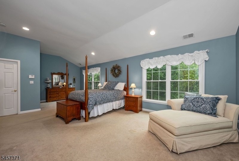 Spacious primary bedroom