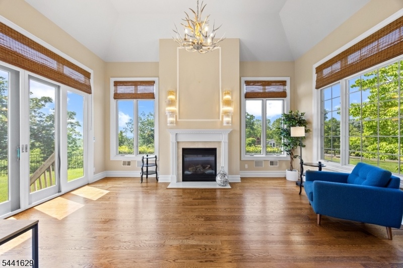 Conservatory with Fireplace