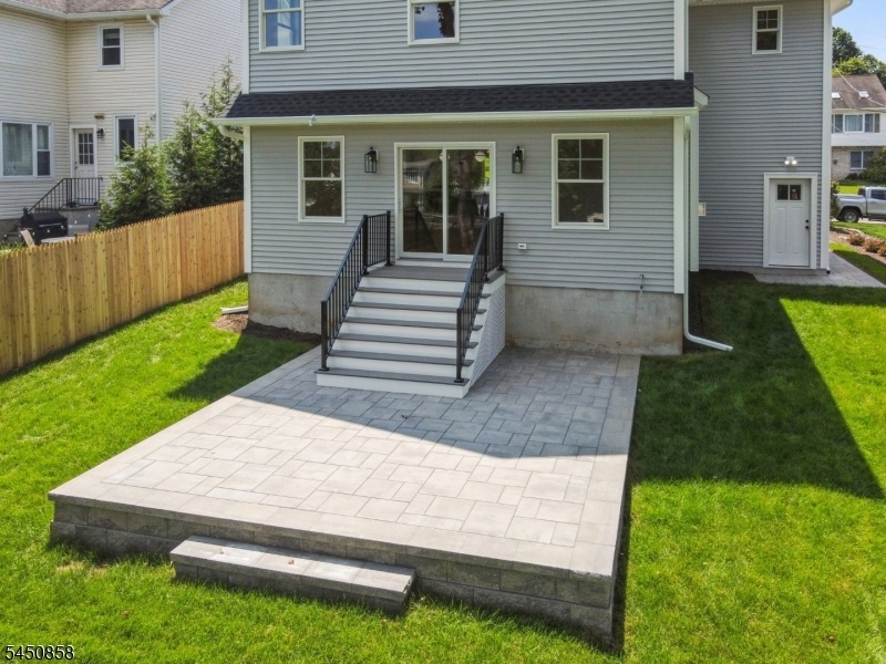 Rear patio