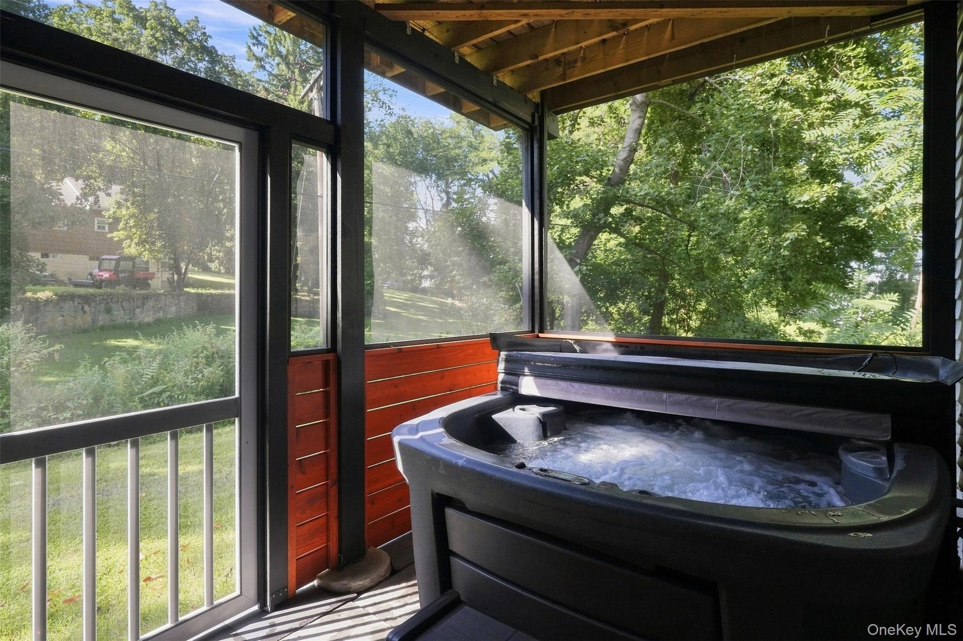 Screened Porch and Hot Tub