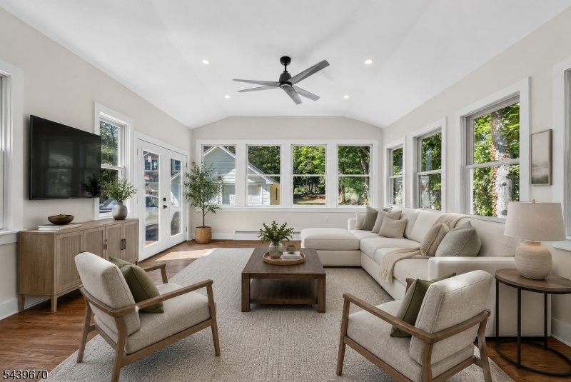 staged family room