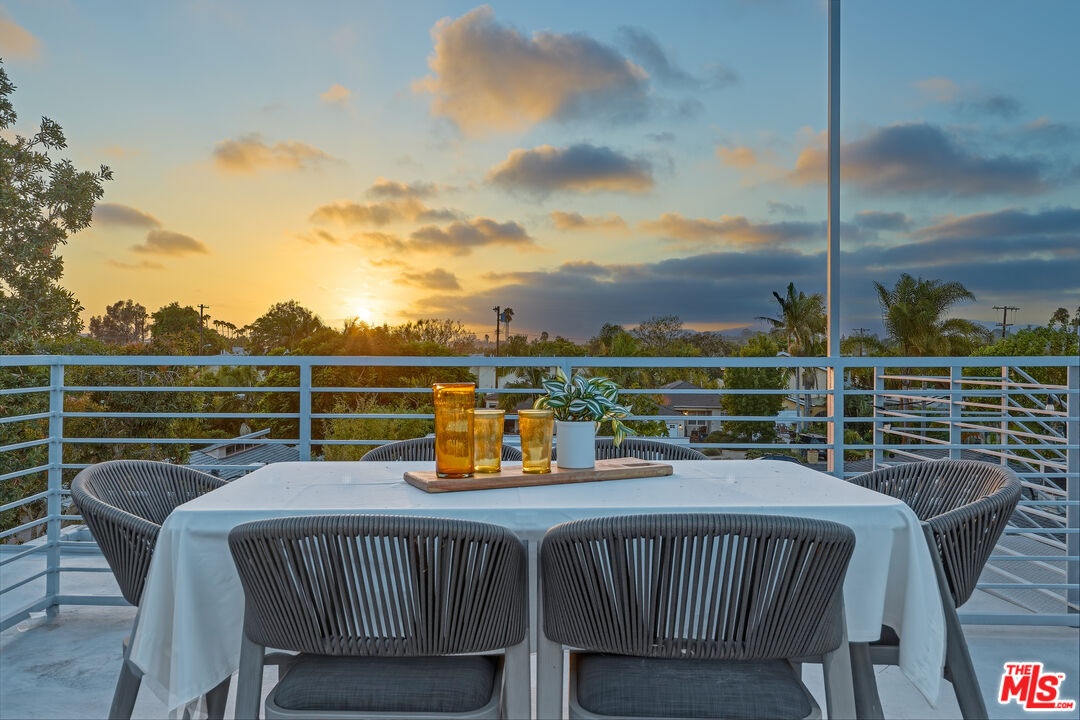 Al Fresco dining atop the ADU