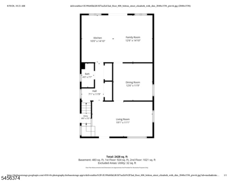 1st Floor Plan