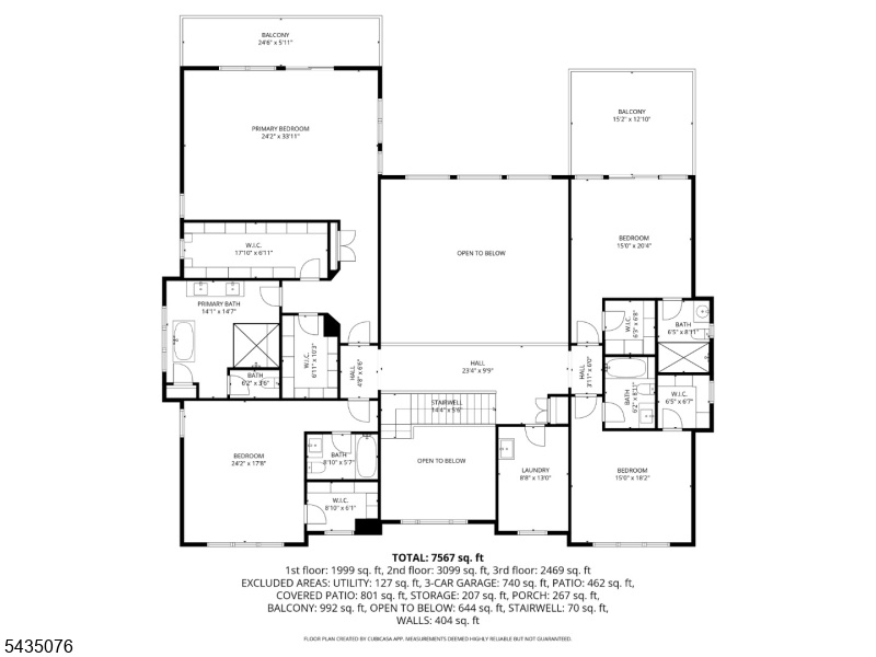 Third Floor Floor Plan