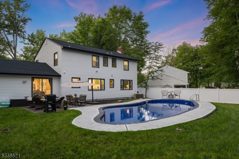 Backyard and pool