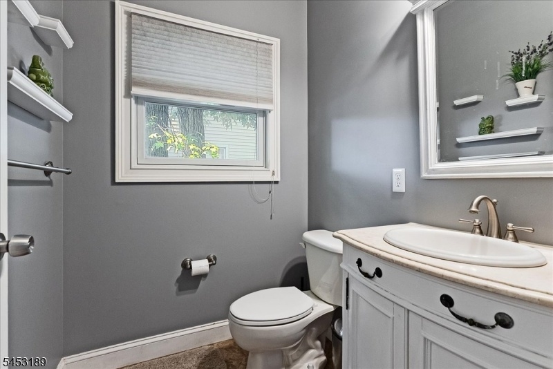 First floor powder room