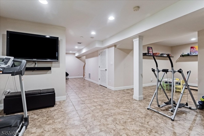 Basement rec room