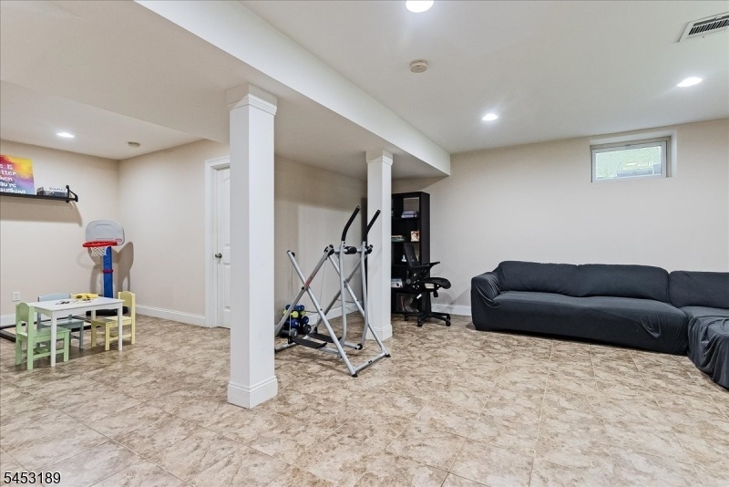 Basement rec room