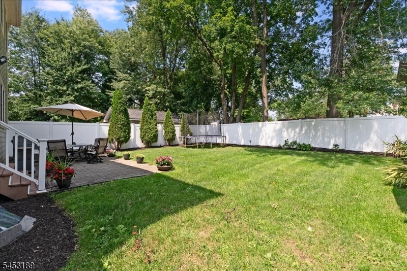 Spacious backyard