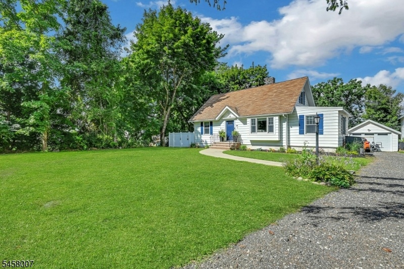 Large gravel driveway