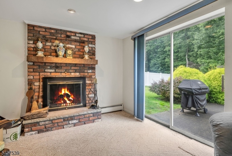 Family room fireplace