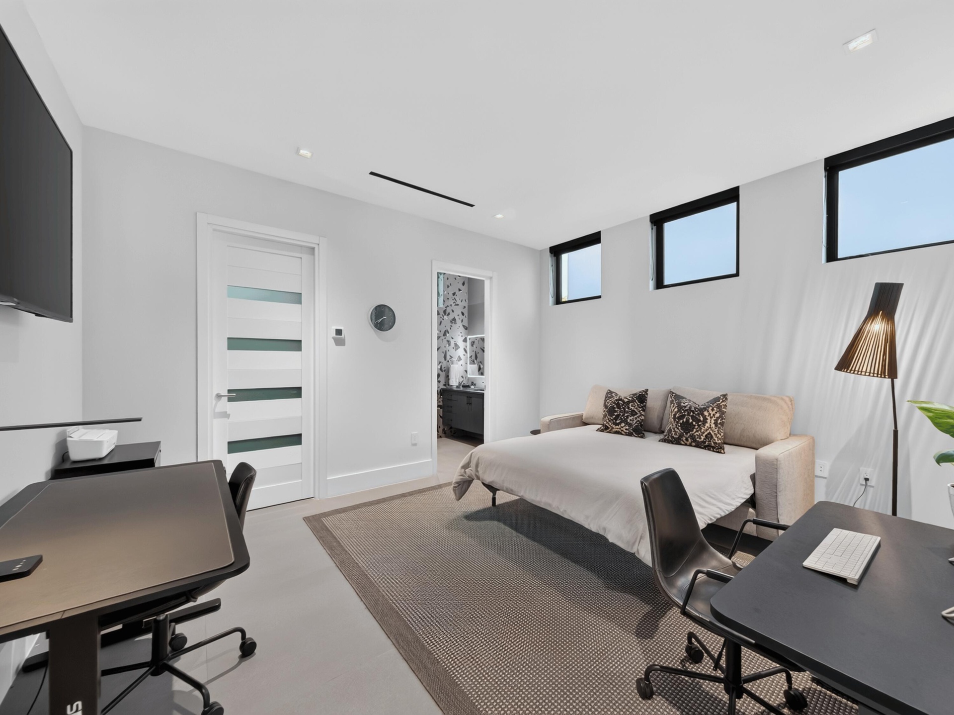 1st Floor Bedroom / Office / Den with Queen Sleeper Sofa