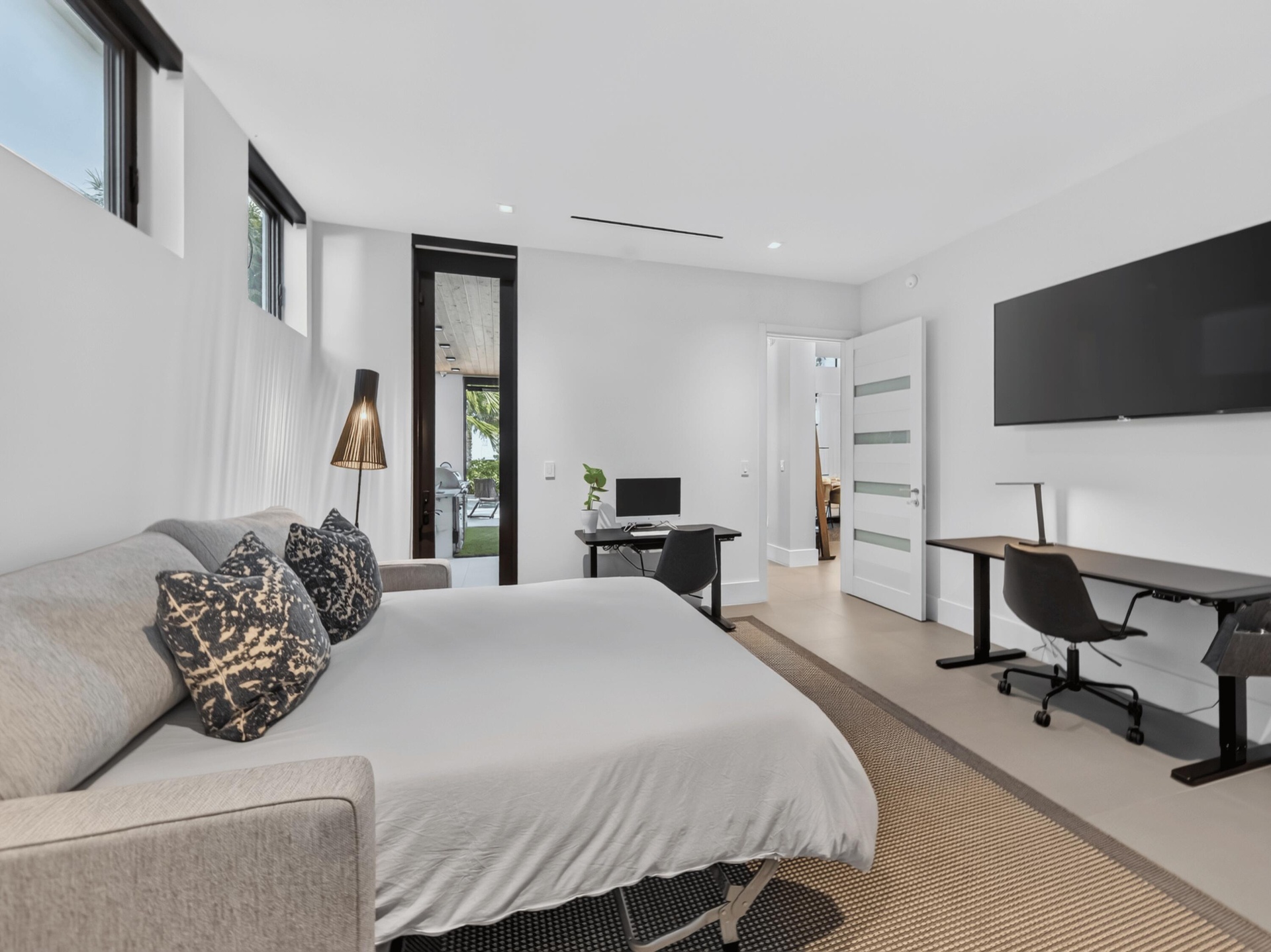 1st Floor Bedroom / Office / Den with Queen Sleeper Sofa