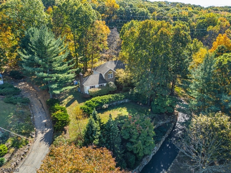 Freshly paved driveway