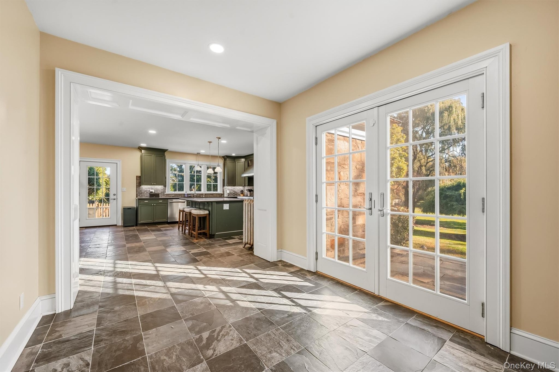 Access to back patio