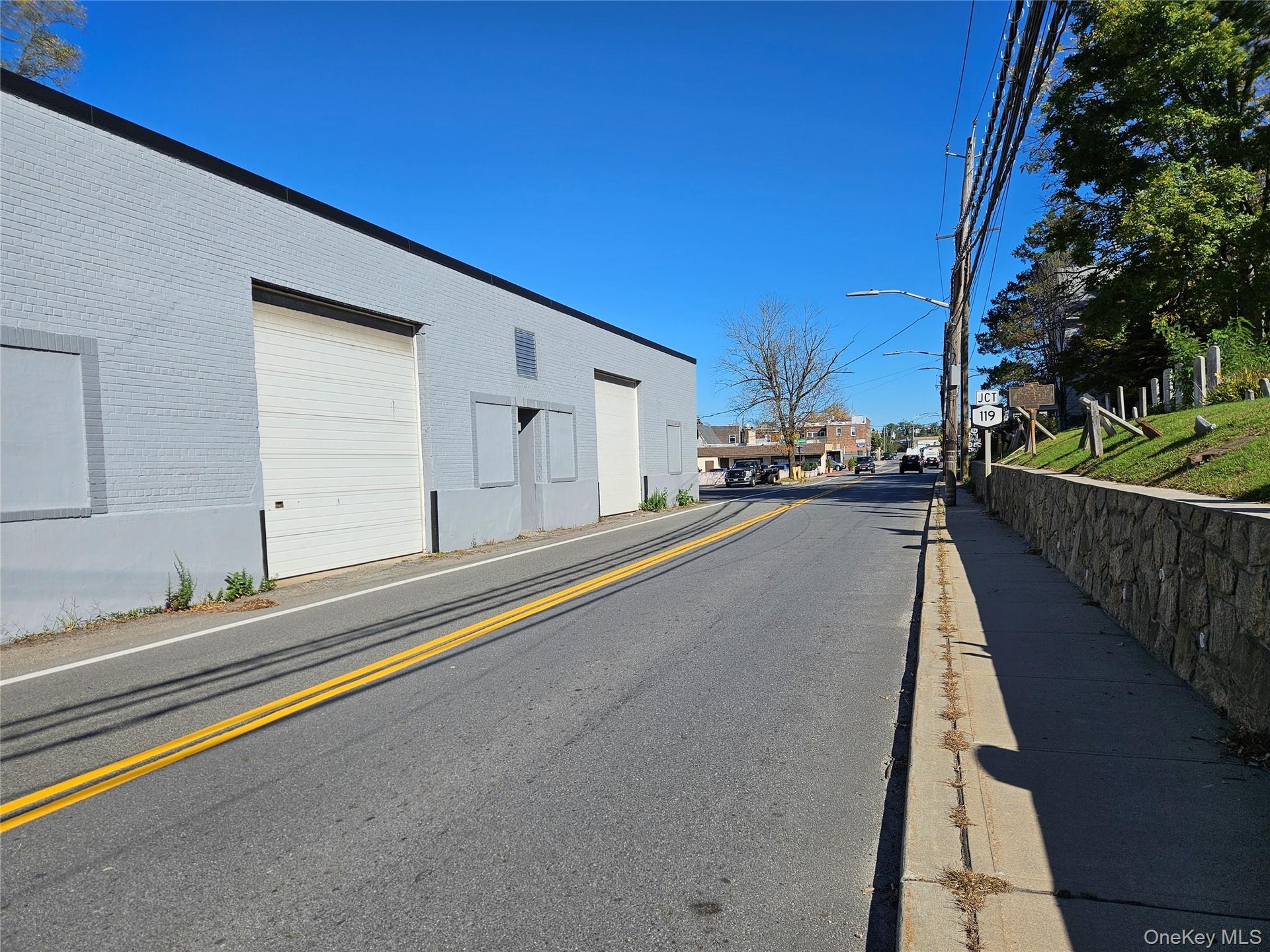 Down the street