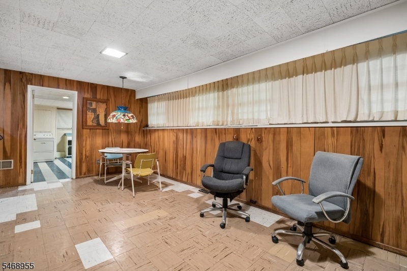 Basement rec room
