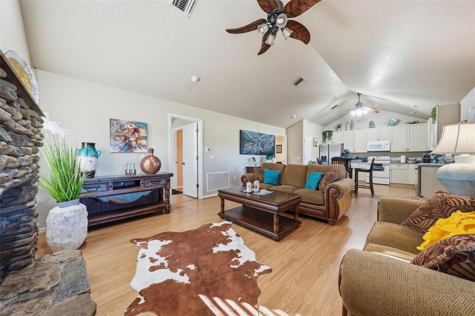 Ranch house living room